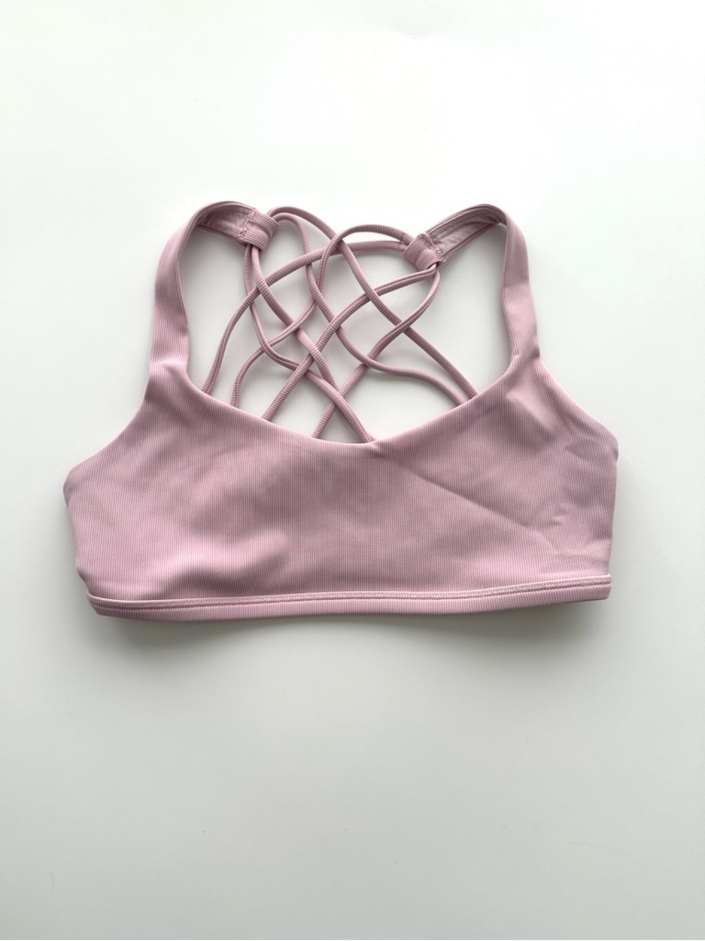 Lululemon Blush Pink Workout Sports Bra